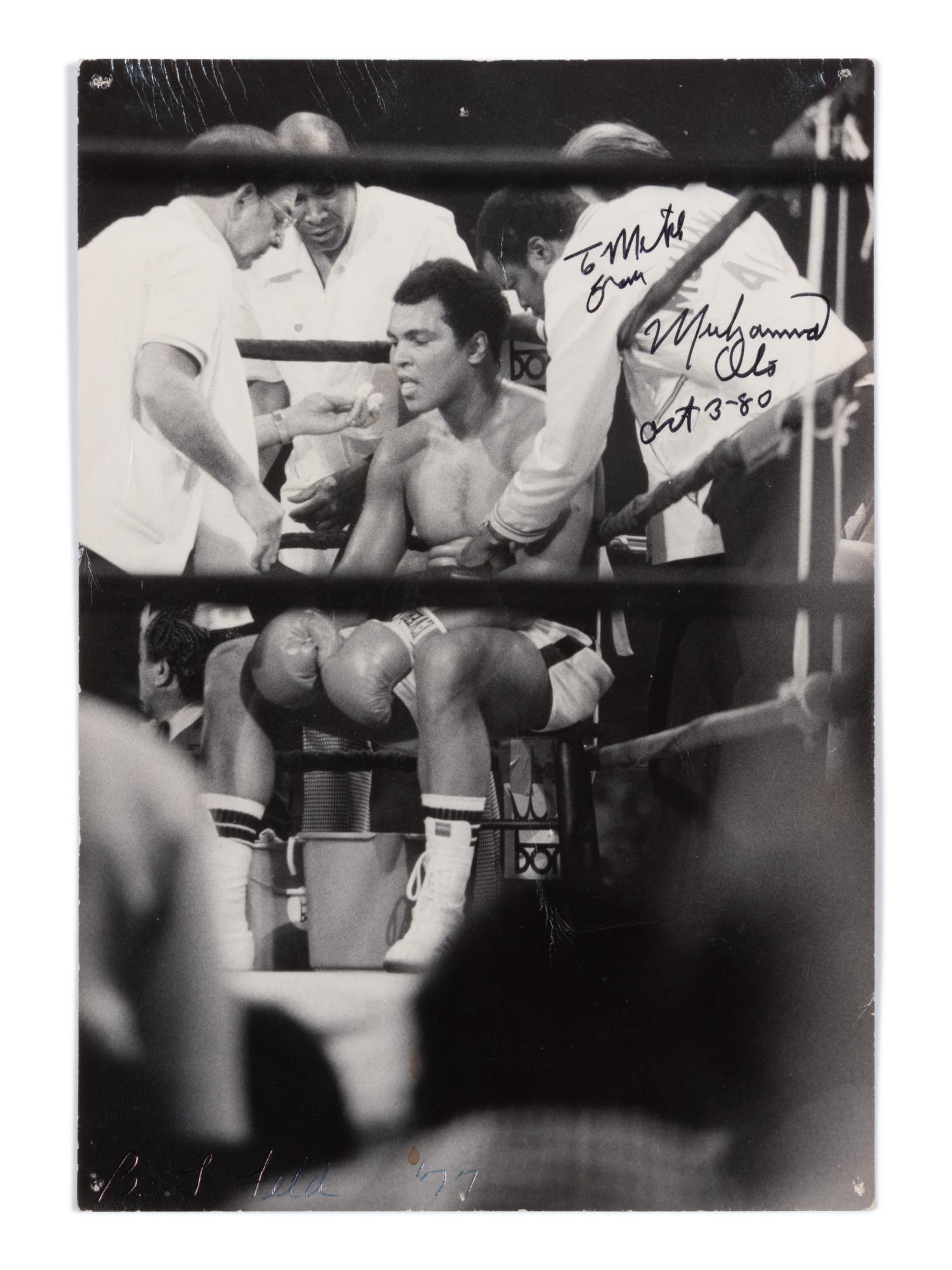 A Muhammad Ali Signed Original Type One Photograph,