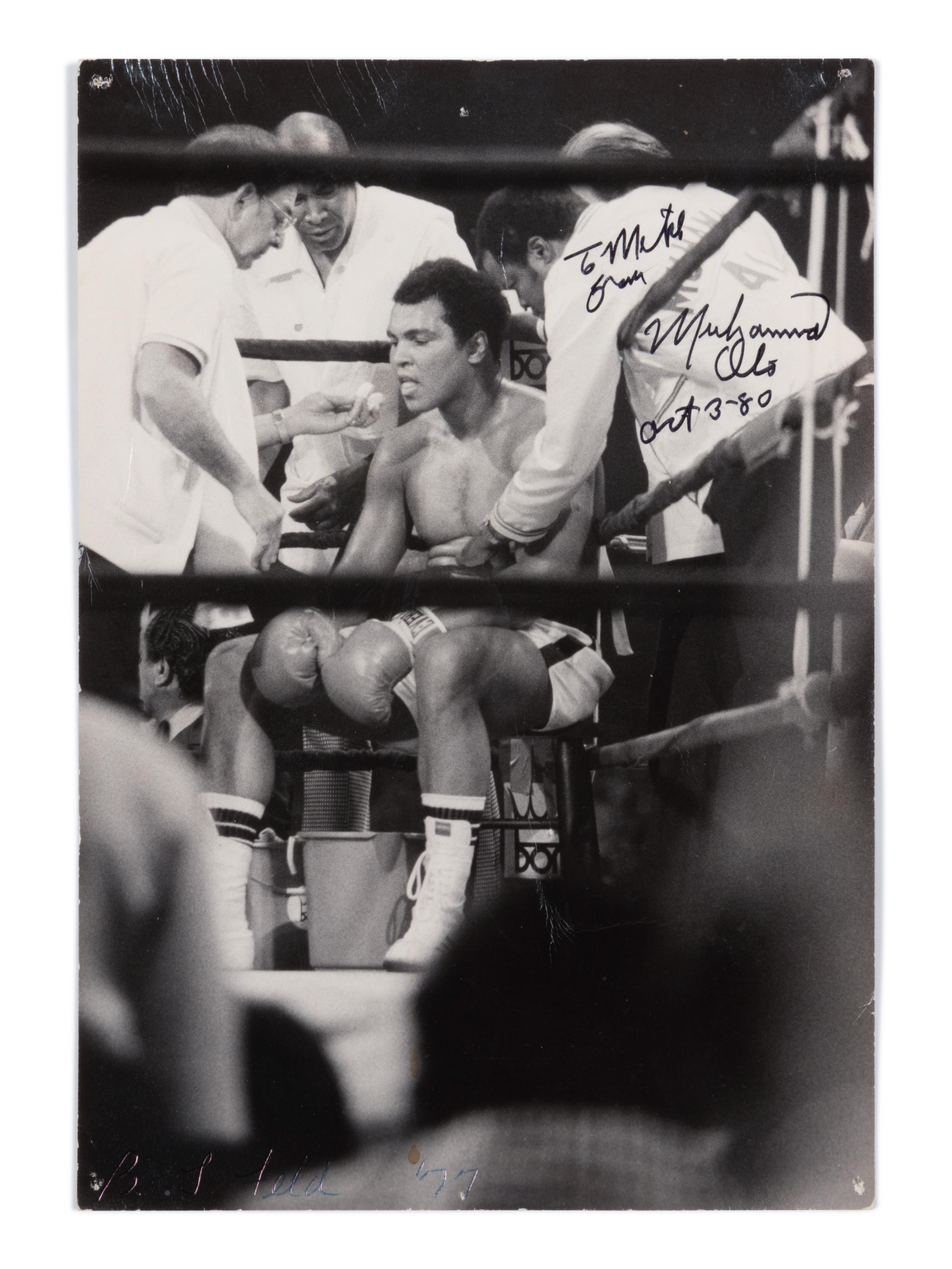 A Muhammad Ali Signed Original Type One Photograph,