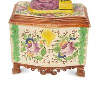 A Staffordshire Pearlware Box and Cover