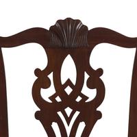 A Chippendale Carved Mahogany Side Chair