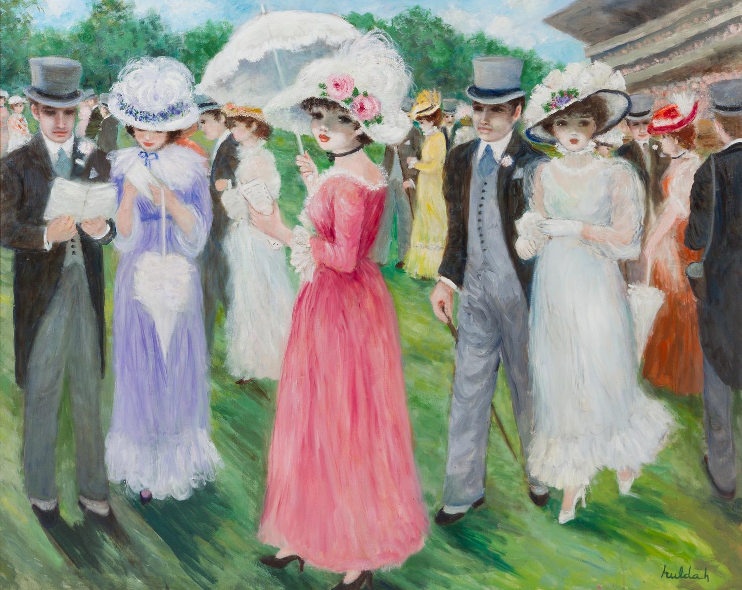 Cherry Jeffe Huldah, (American, 1901-2001), At the Races