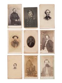 [CIVIL WAR]. Approx. 50 CDVs of Civil War generals and political figures.