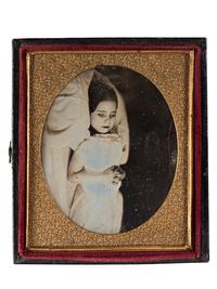 [EARLY PHOTOGRAPHY]. A group of 4 sixth plate postmortem daguerreotypes, incl. portraits of infants and a young girl.