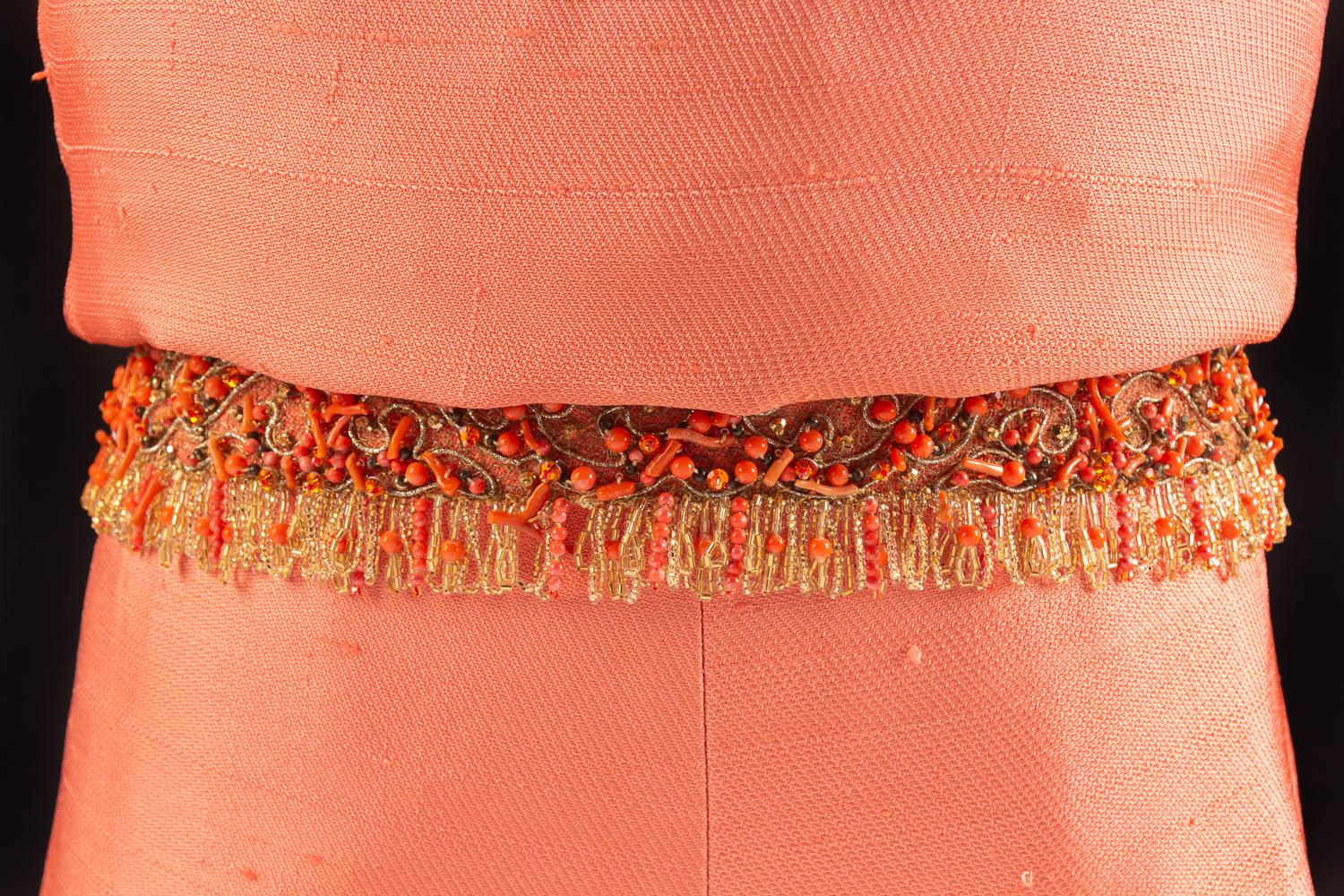 Christian Dior by Marc Bohan Haute Couture Ensemble, Spring-Summer 1961 — Worn by de Havilland in the photograph on the cover of her 1961 book 'Every Frenchman Has One' and for the press reception in March of 1961 in Atlanta for the special showing of "Gone with the Wind" in honor of the Centennial of the Commencement of the Civil War.
