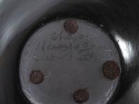 Carved Blackware Pottery Jar