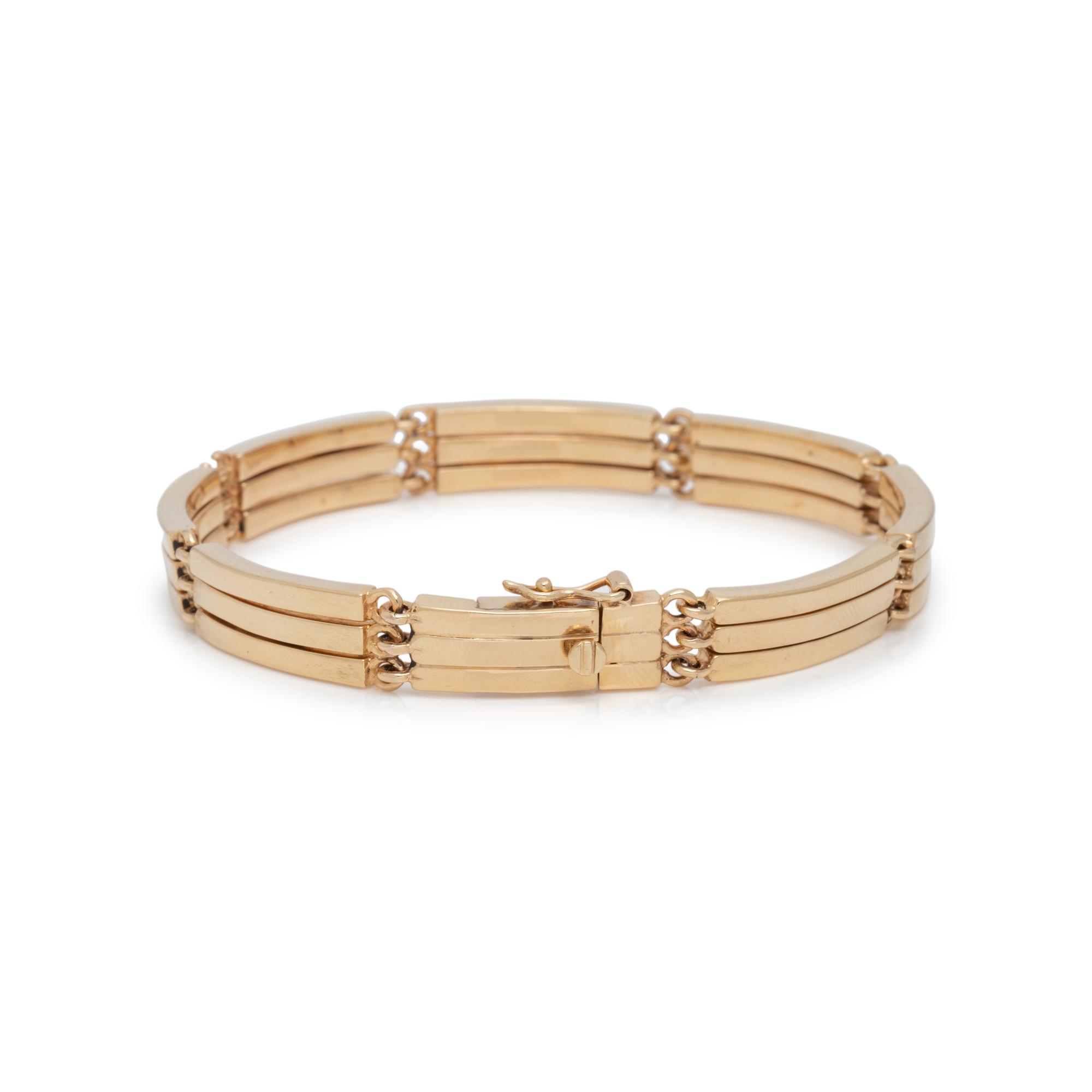 YELLOW GOLD BRACELET