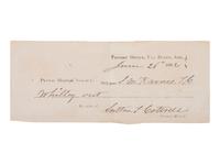 [CIVIL WAR - CONFEDERATE]. Special Orders No. 17 . Headquarters, Trans-Miss. District, Little Rock, Arkansas. 17 June 1862. [ With: ] Printed pass for Confederate soldier at Van Buren, Arkansas.