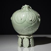 Celadon vessel on stand, 1992