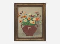 Emma Fordyce MacRae (American, 1887–1974) - Zinnias