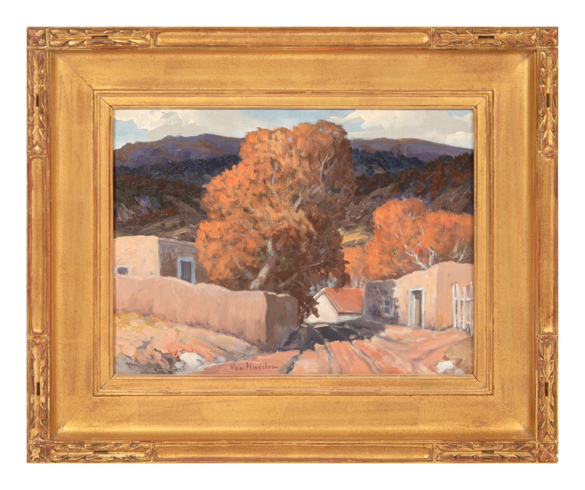 New Mexico Village in Late Fall