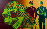 Ed Paschke, (American, 1939-2004), Combat, 1990
