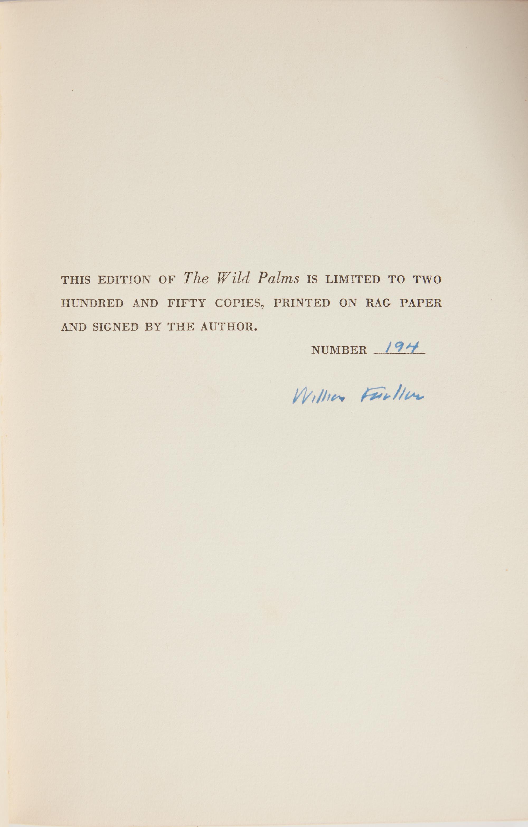 [Literature] Faulkner, William. The Wild Palms