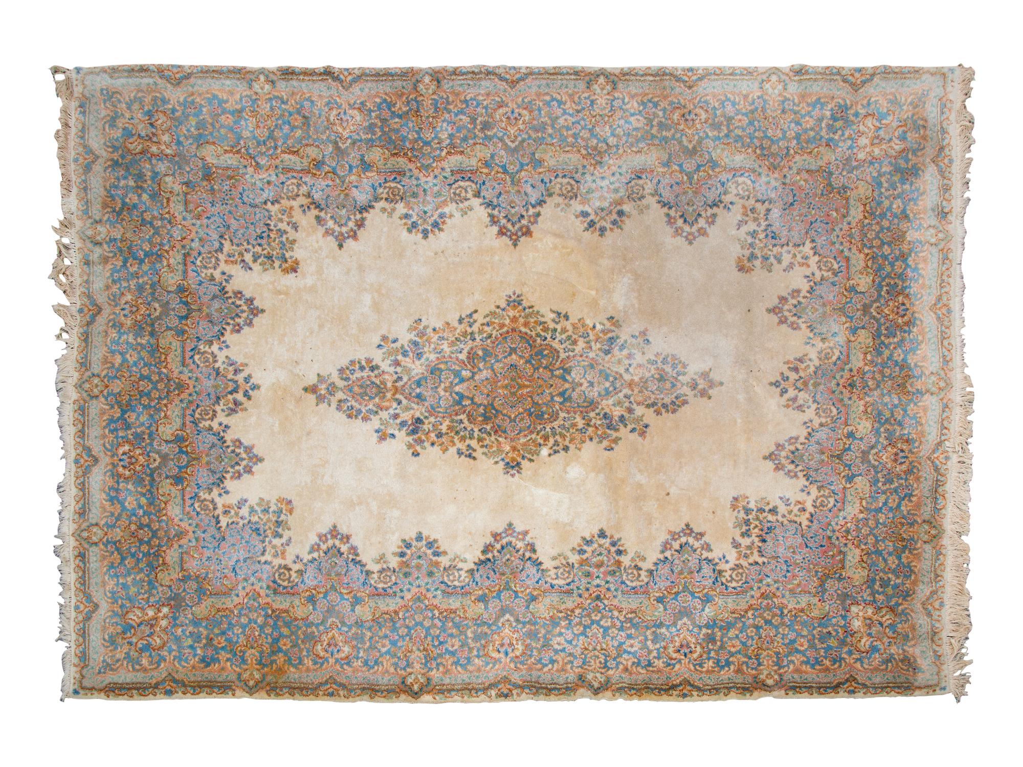 A Kirman Wool Rug