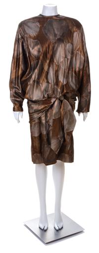 Ruben Panis Evening Dress, 1980s No size label