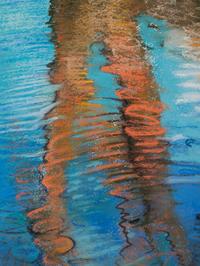 Tree Reflections in the River Ash