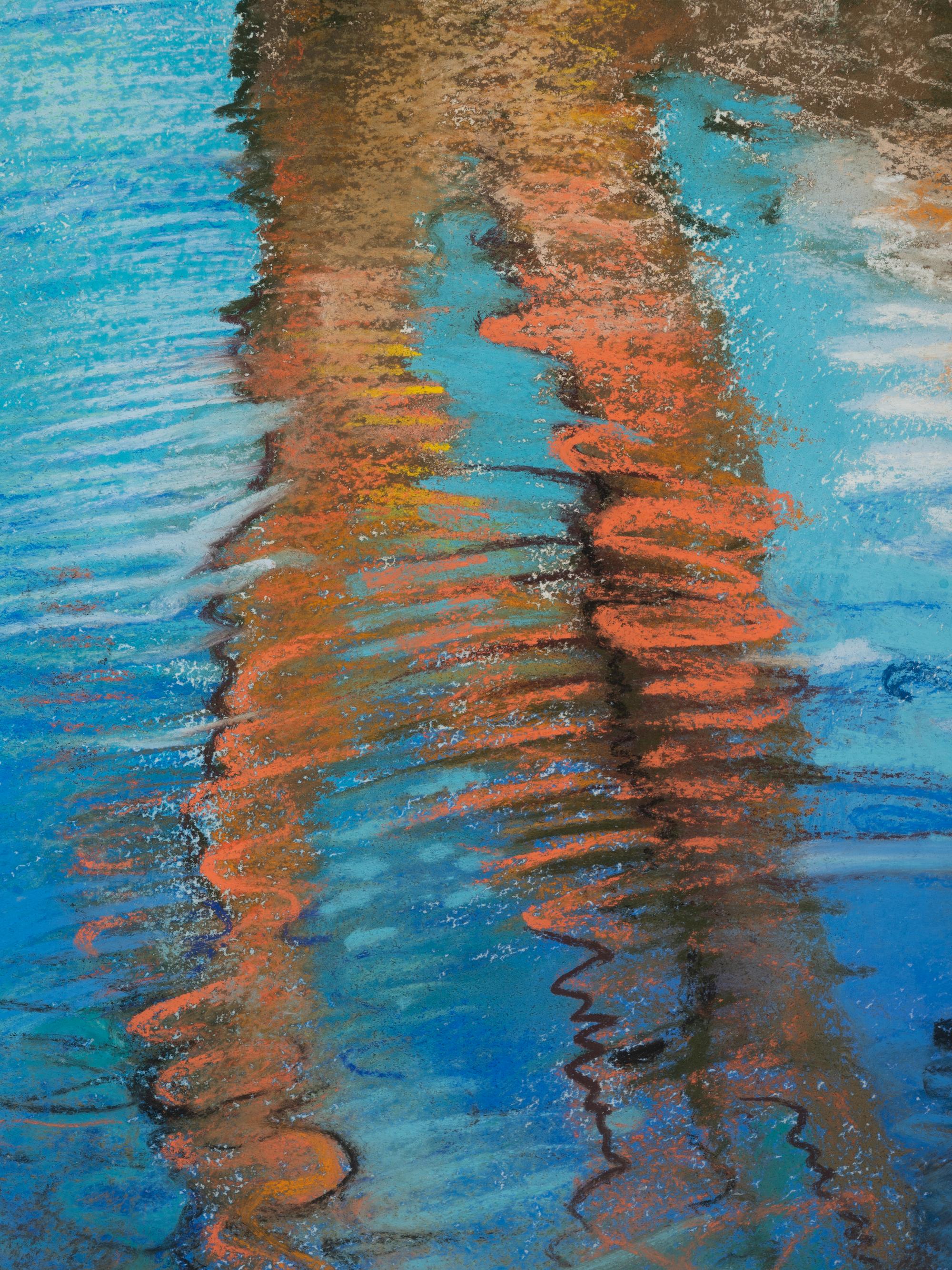Tree Reflections in the River Ash