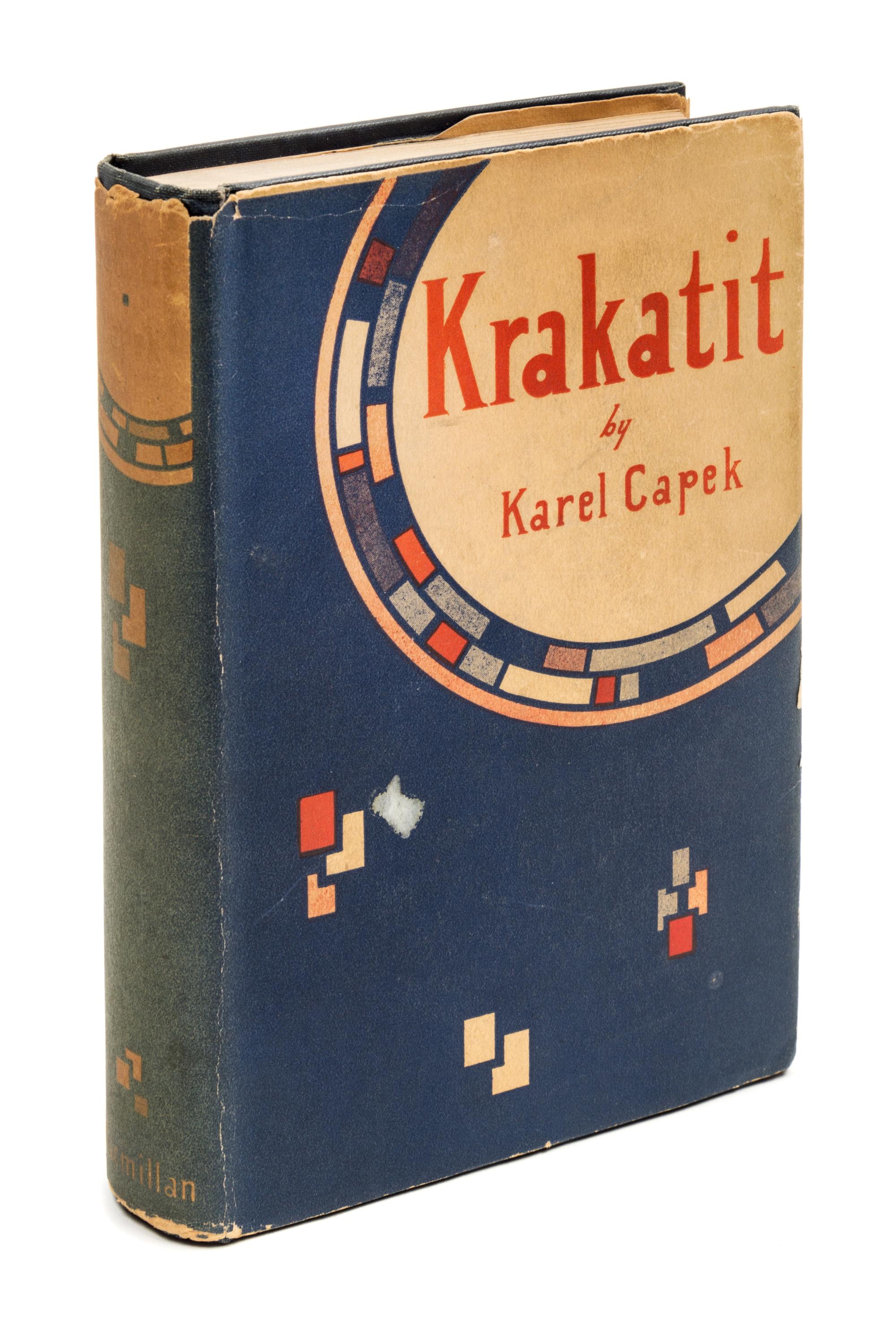CAPEK, KAREL. Krakatit. New York, 1925.