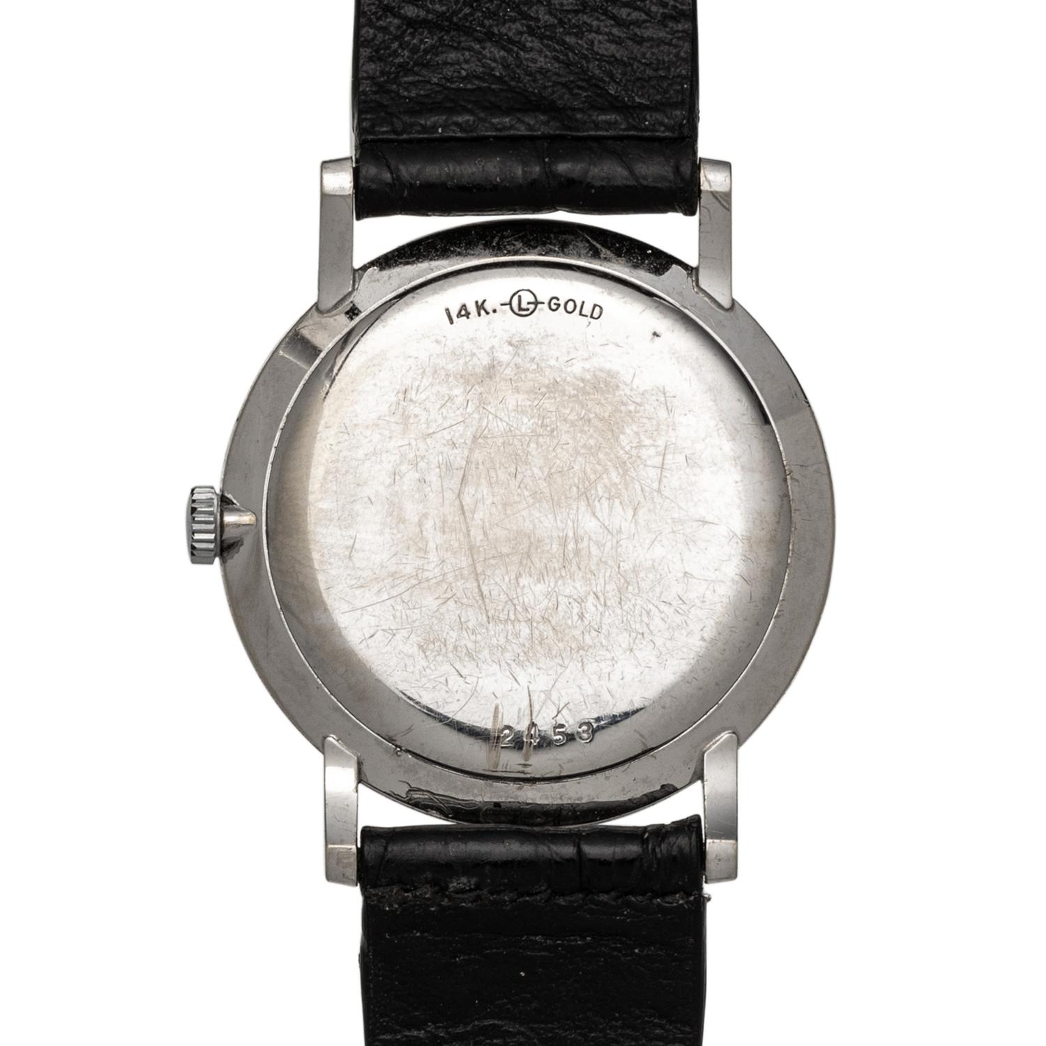 UNIVERSAL, 14K WHITE GOLD WATCH