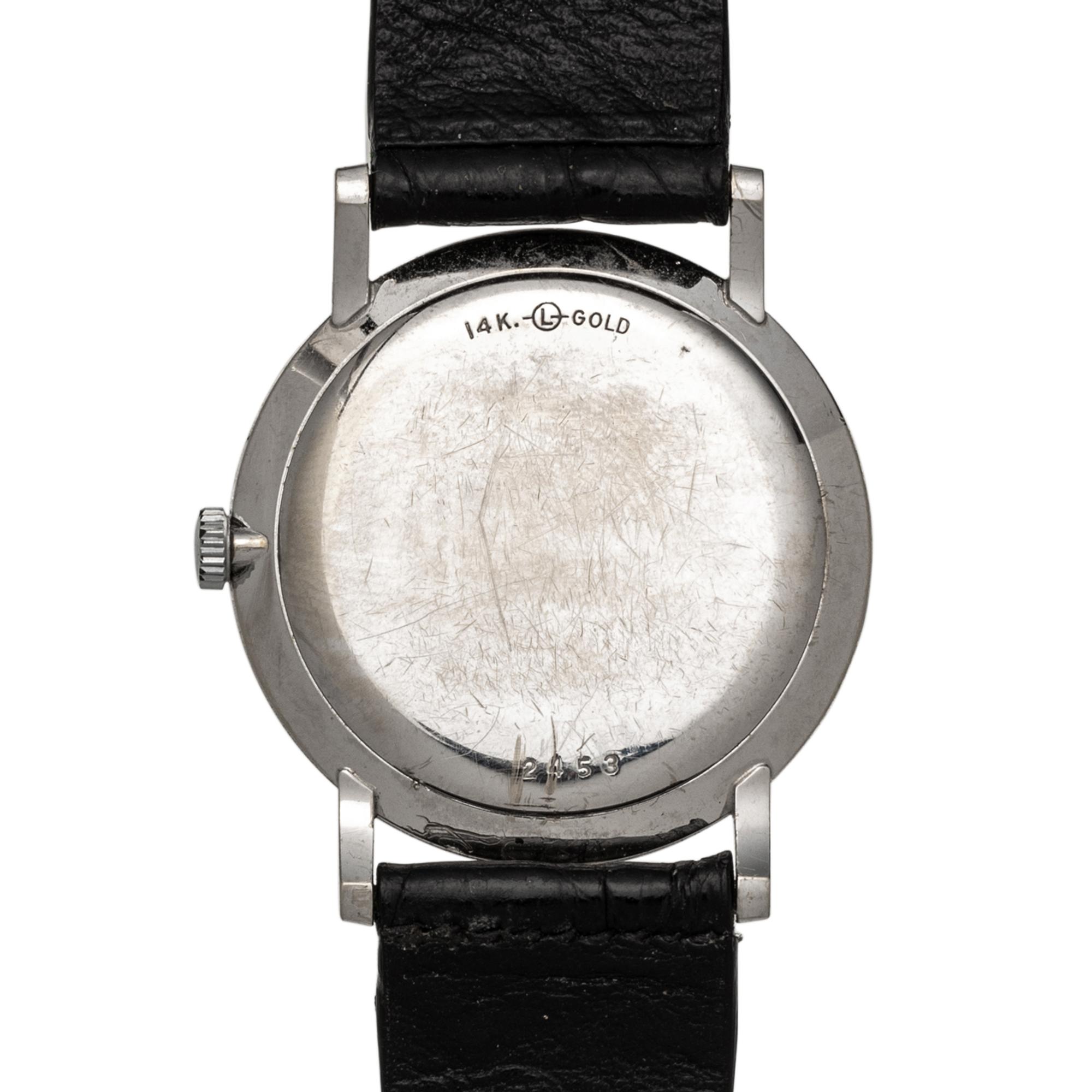 UNIVERSAL, 14K WHITE GOLD WATCH