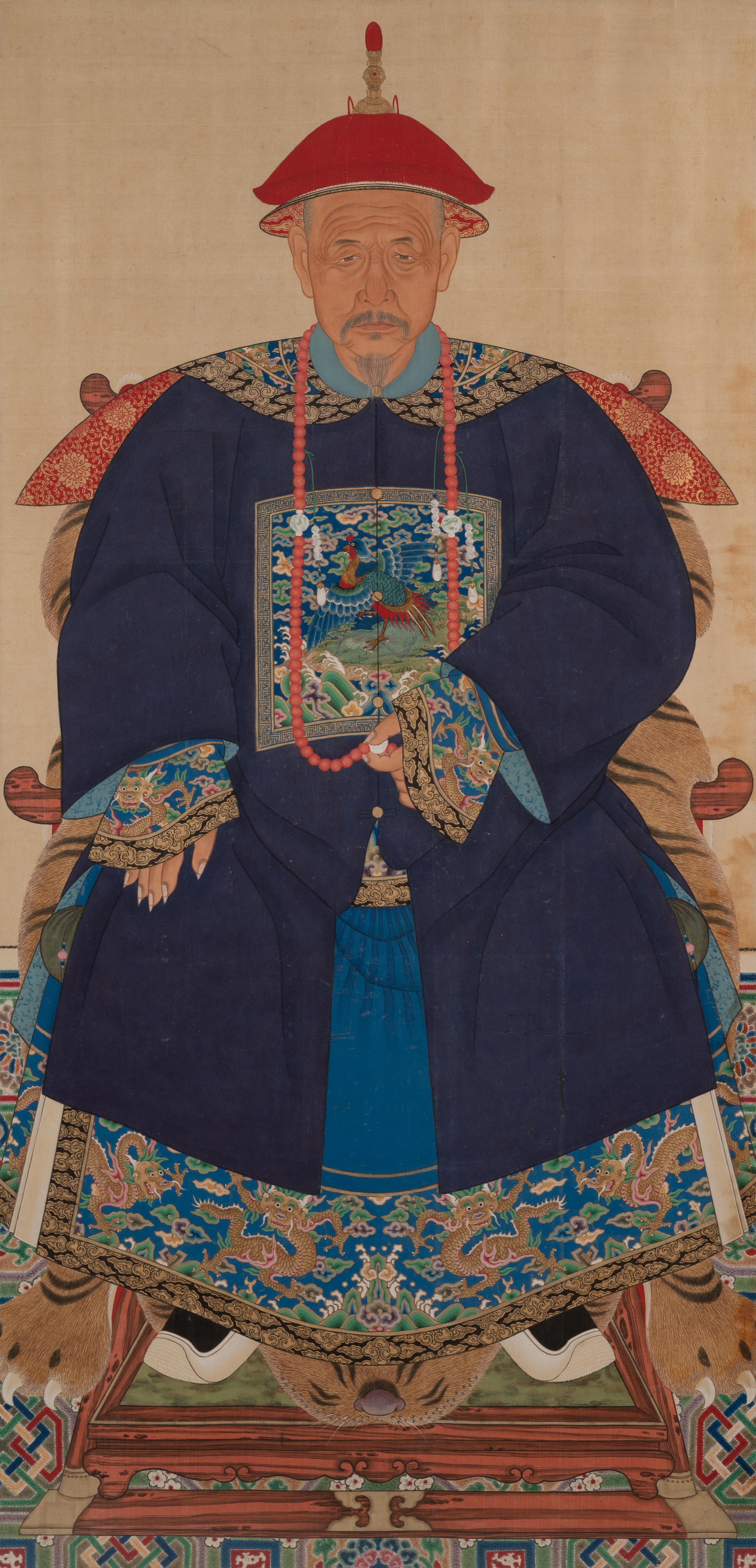A Large Chinese Ancestor Portrait