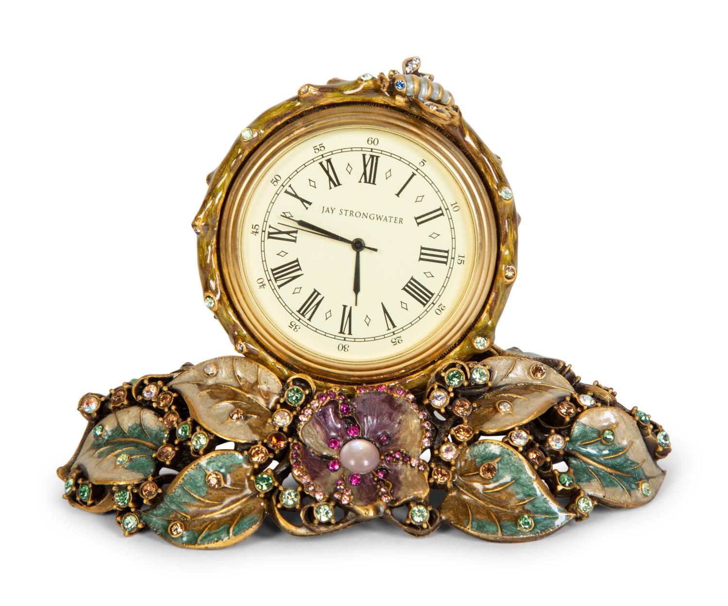 Five Enamel Decorated Table Articles