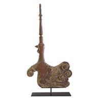 A Carved Wood Stair Baluster from the McCormick Mansion, Chicago, IL. 13.5" W x 3" D x 28.5" H — United States, Circa 1883