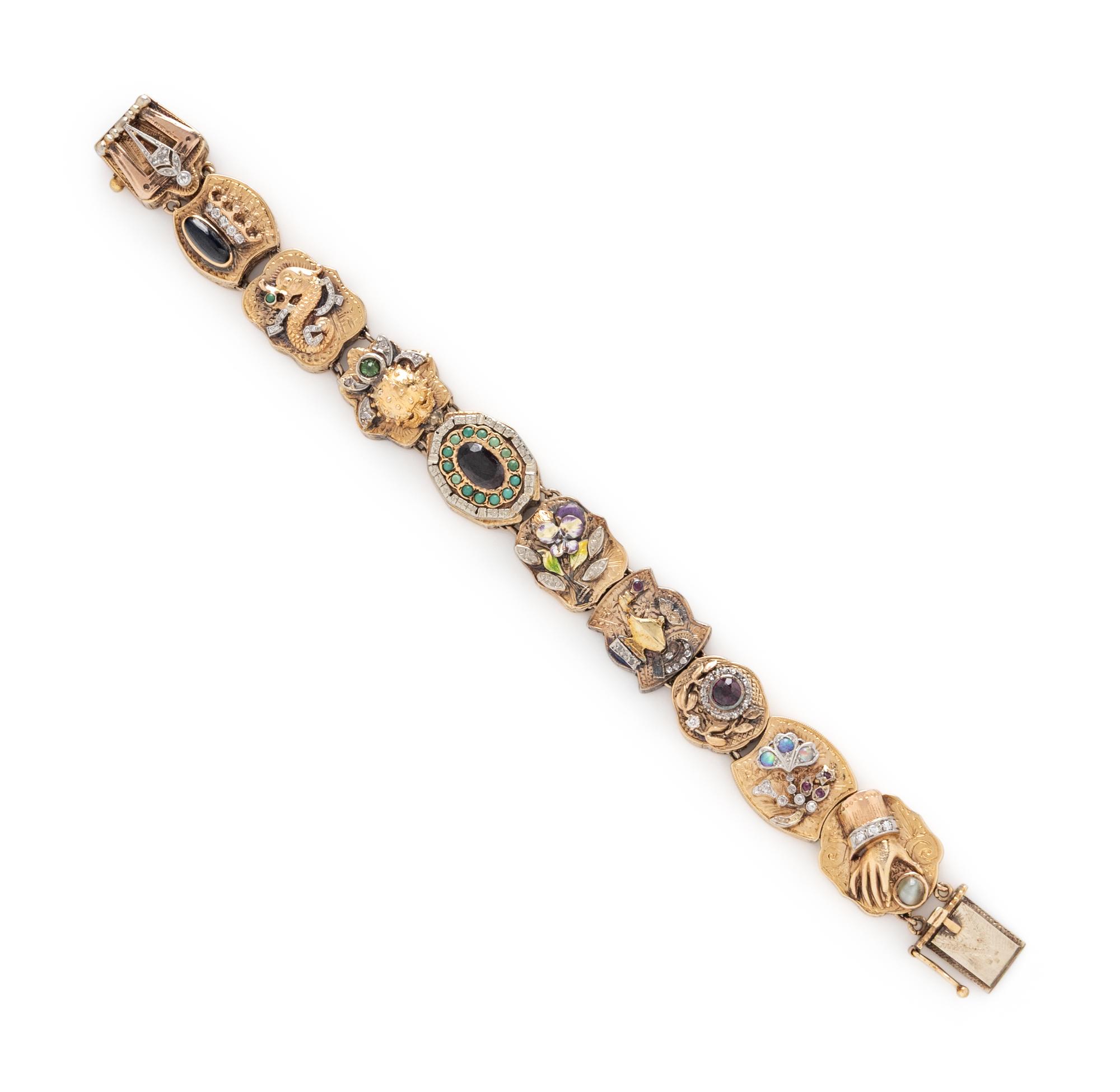 SLIDE CHARM BRACELET