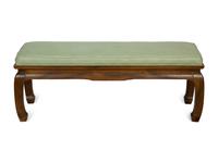 A Chinese Style Upholstered Bench