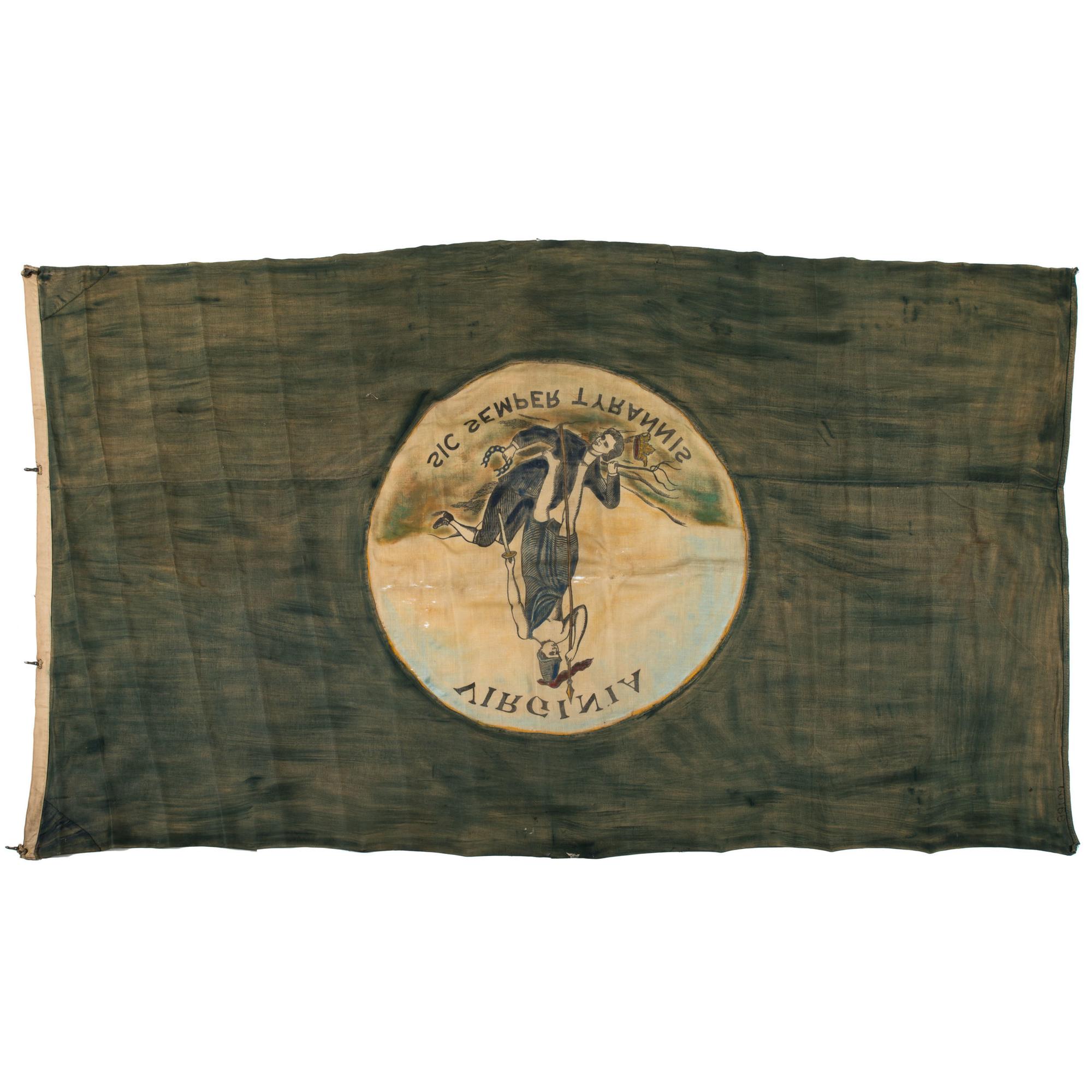 State of Virginia Flag, ca 1870s