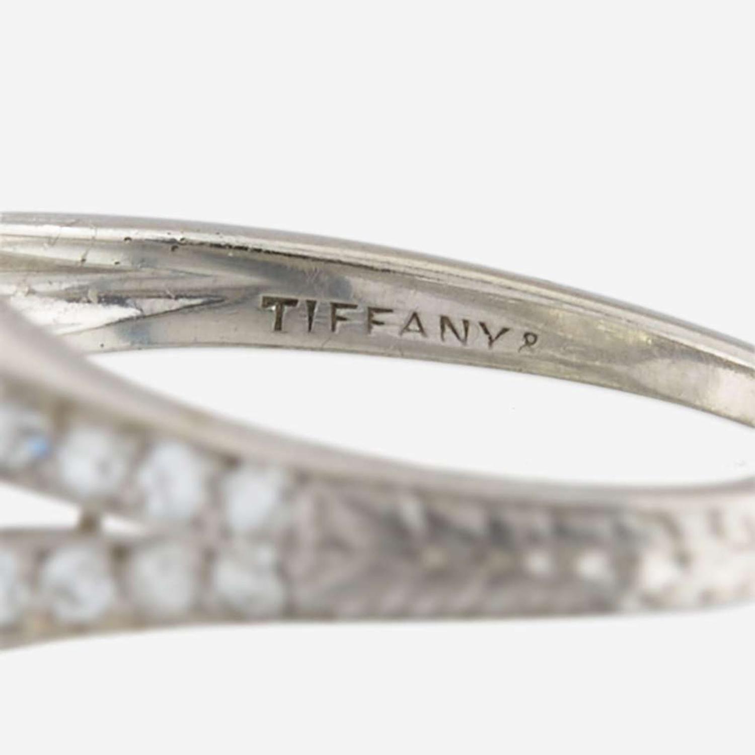 A platinum and diamond solitaire ring, Tiffany & Co.