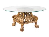 A Continental Giltwood Stand Converted to a Table