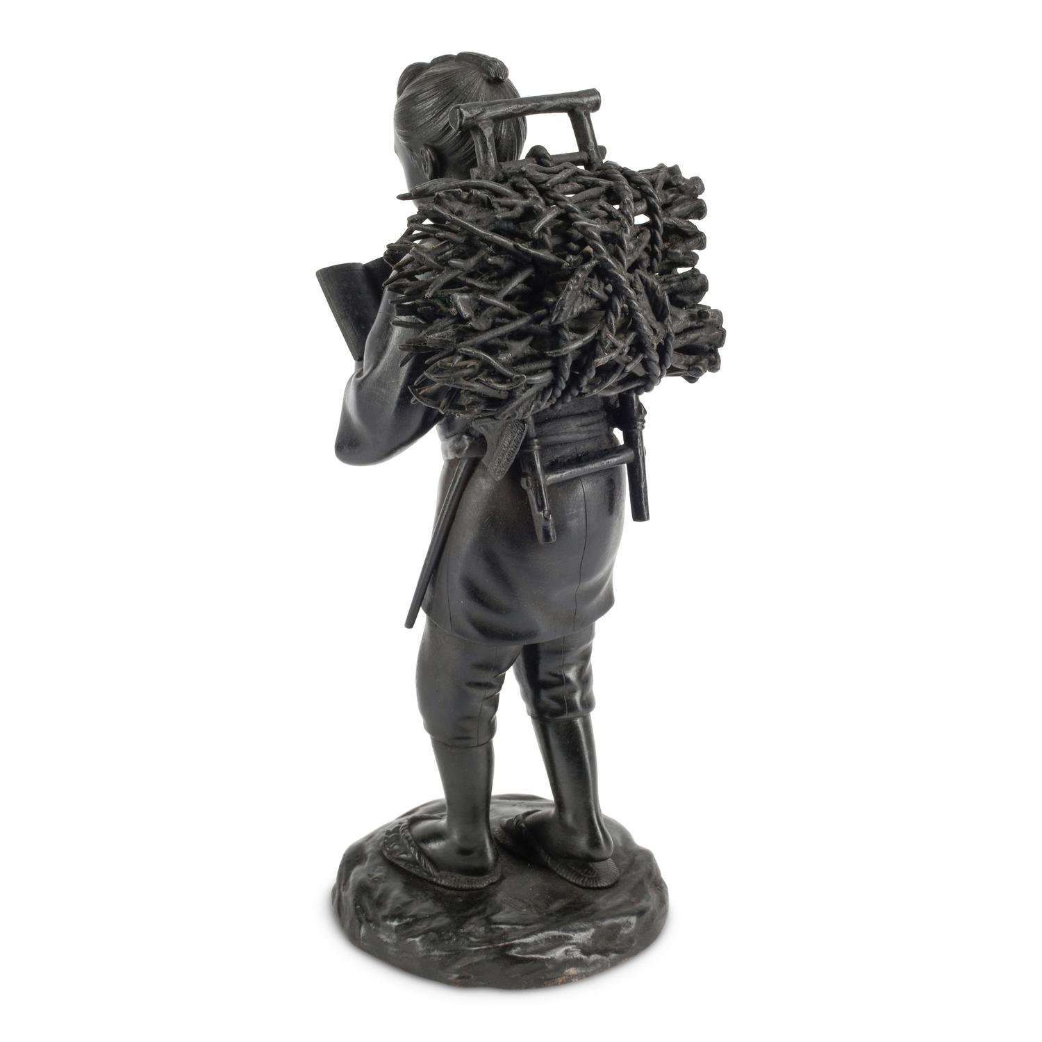 A Japanese Bronze Figure