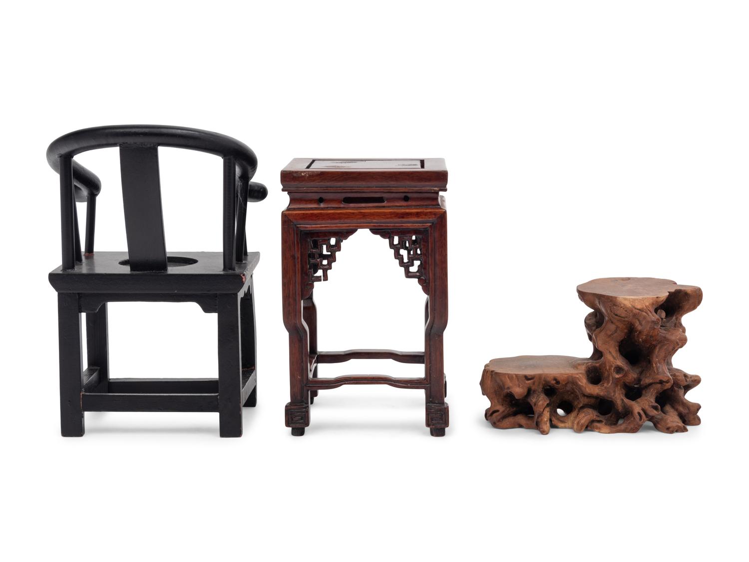 Three Chinese Hardwood Stands