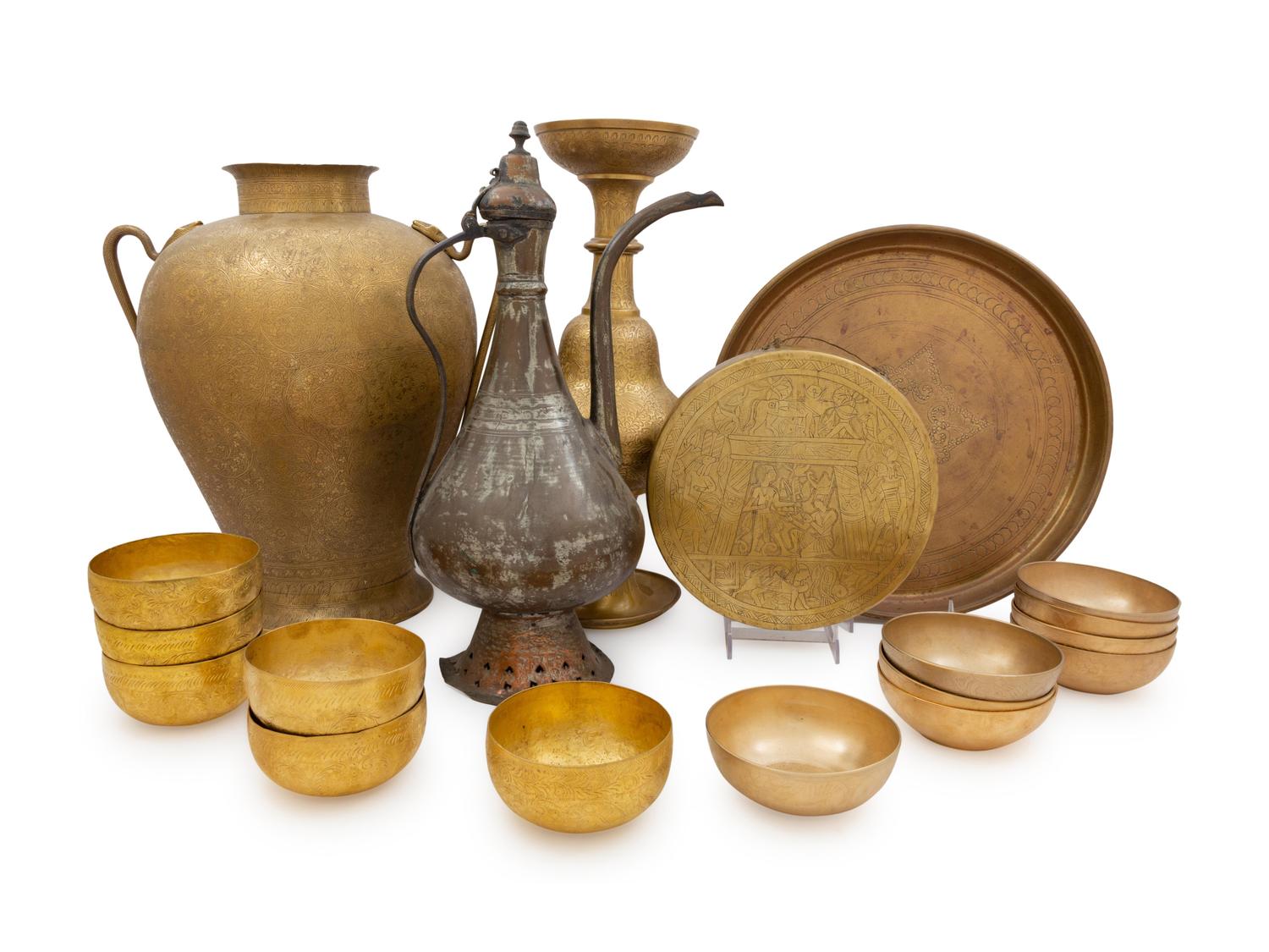 A Group of Middle Eastern Brass Articles