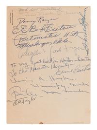 Marchand Court (menu for the Southwestern Photographer's Association dinner, at Antoine's, New Orleans, January 26, 1957) , 1957