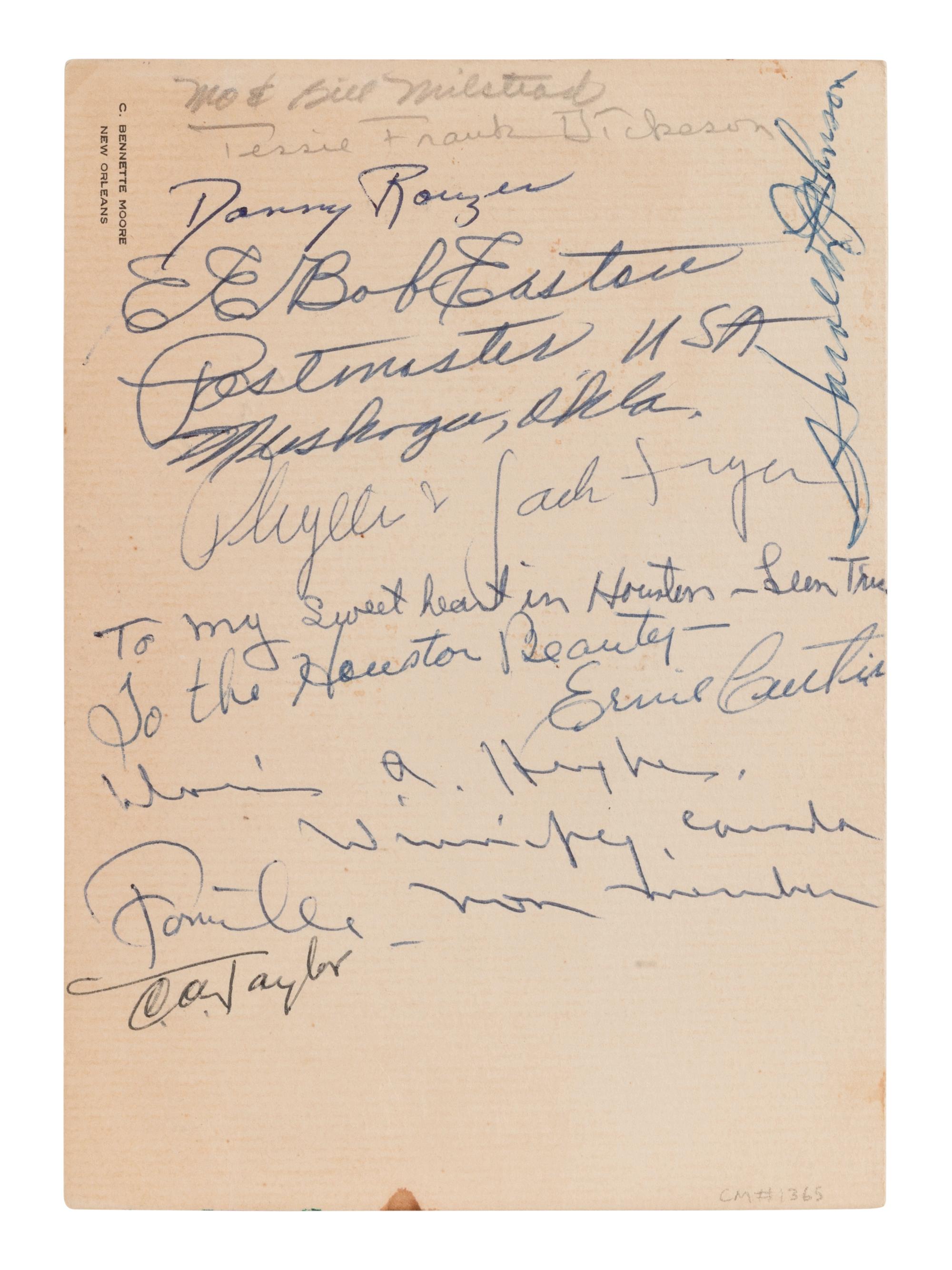 Marchand Court (menu for the Southwestern Photographer's Association dinner, at Antoine's, New Orleans, January 26, 1957) , 1957