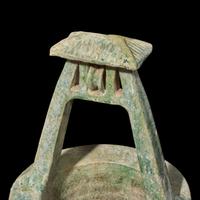 A Chinese Pottery Well and Goose Pan, Possibly Han Dynasty 或為漢 陶井及陶禽鳥盆