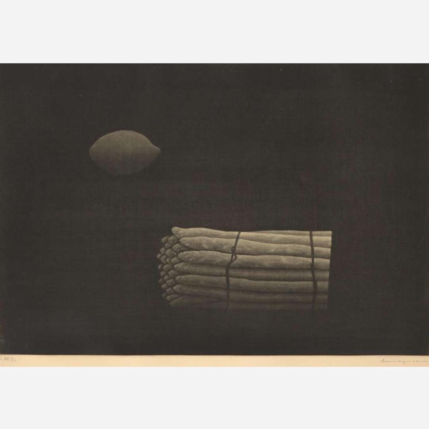 Yozo Hamaguchi (Japanese, 1909-2000) Asparagus & Tricot