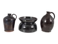 Five Redware Vessels