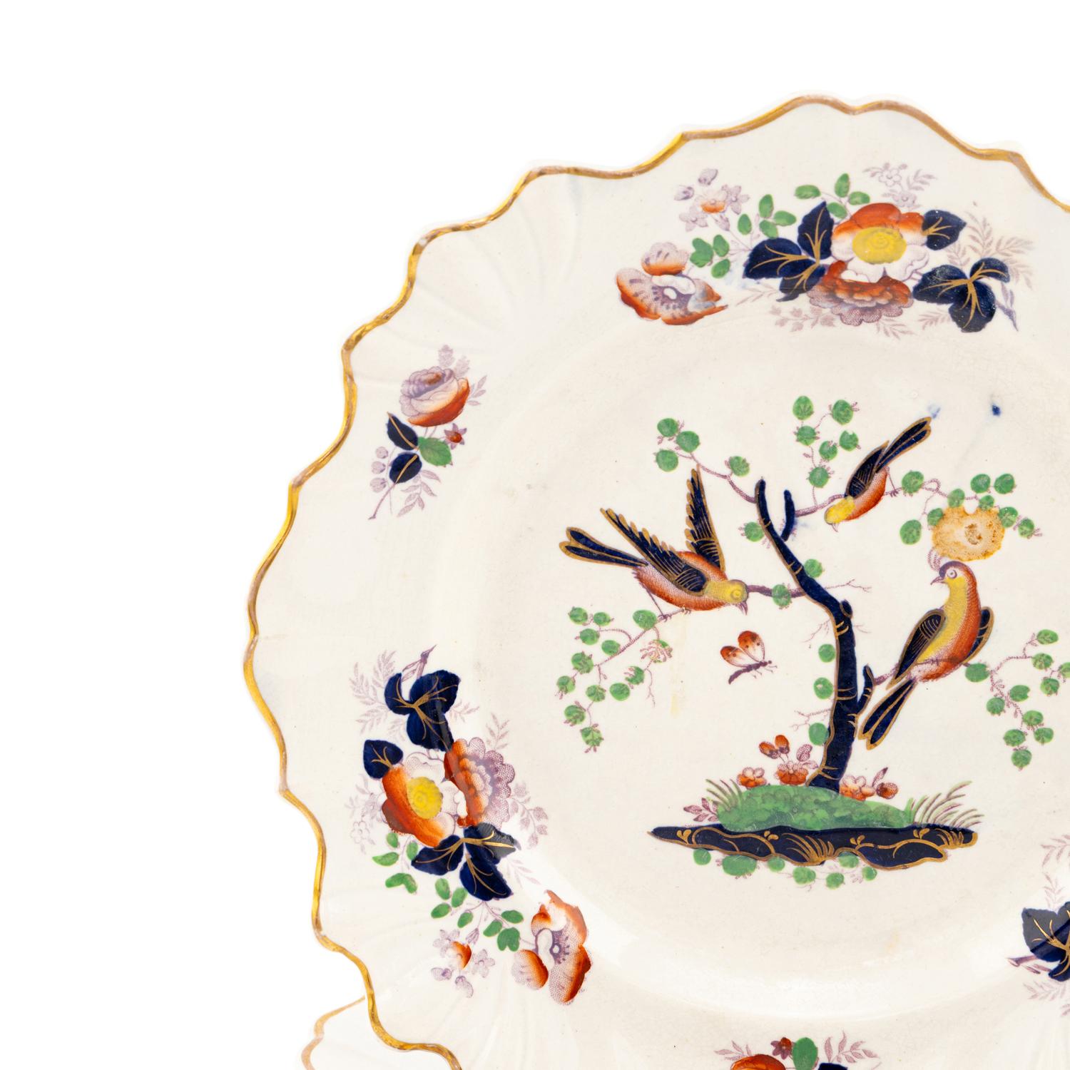 An English Ironstone Dessert Service