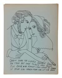 Love is a Pink Cake (complete set of 25 offset lithographs by Andy Warhol with poems by Ralph Thomas Ward), 1953