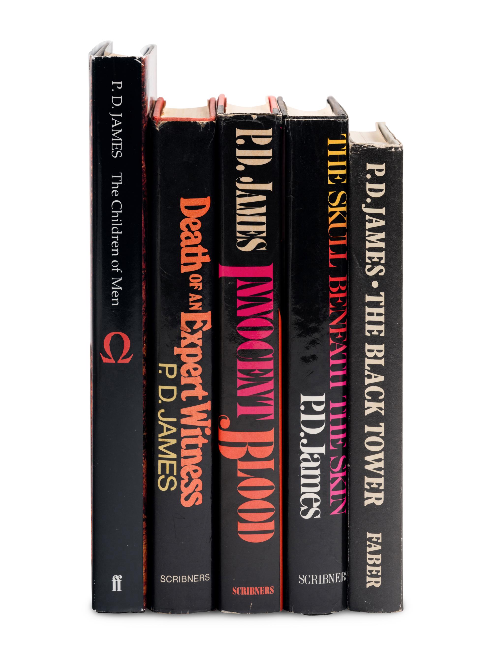 JAMES, Phyllis Dorothy (1920-2014). A group of 6 FIRST EDITIONS, SOME SIGNED, comprising: