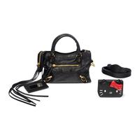 BALENCIAGA, SPIKE STUD MINI CITY BAG & HELLO KITTY WALLET