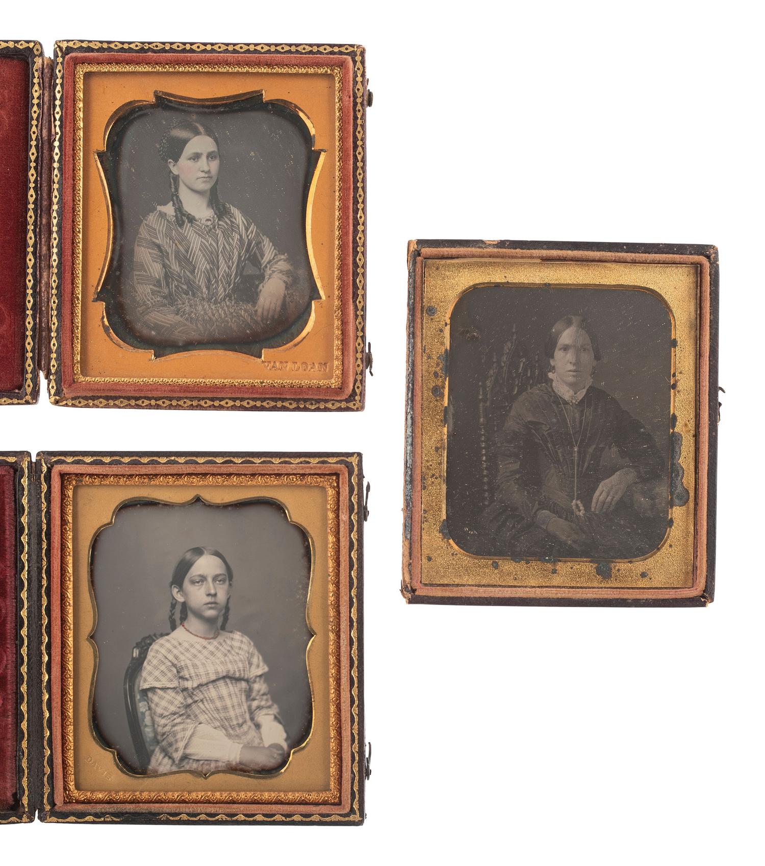[EARLY PHOTOGRAPHY] 10 images by photographers incl. McCLEES, VAN LOAN, UPTON, and J. SIDNEY MILLER.