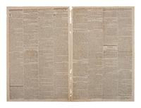 [REVOLUTIONARY WAR - BATTLE OF GUILFORD COURT HOUSE]. Northampton Mercury . Vol. LXII, No. 10. London