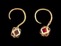 A Pair of Byzantine/Ostrogothic Gold Earrings