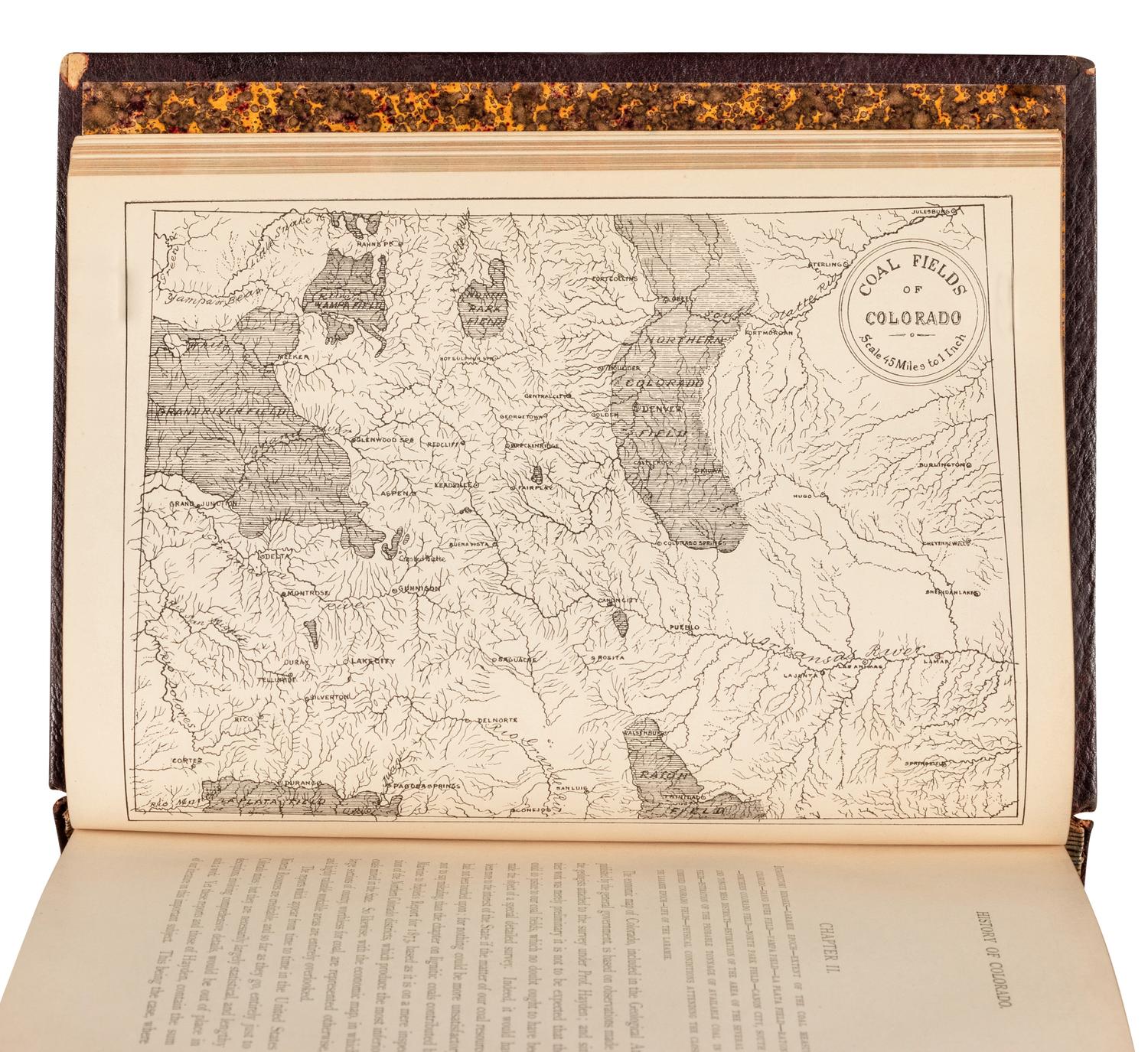 [COLORADO]. HALL, Frank (1836-1918). History of the State of Colorado. Chicago: The Blakely Printing Company, 1889-1895.