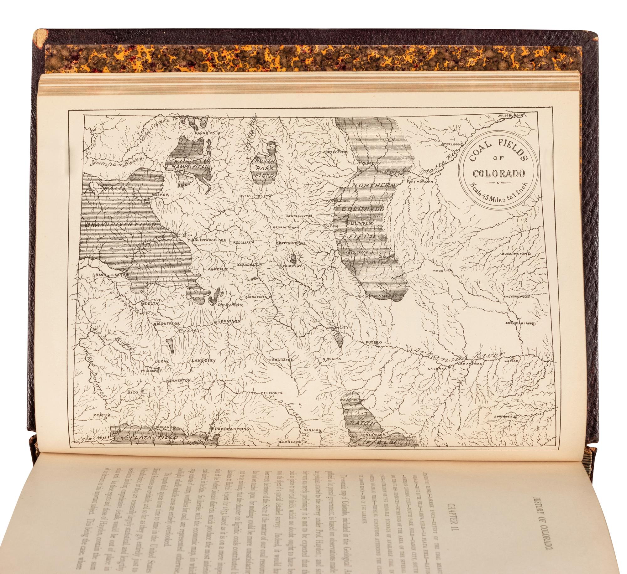 [COLORADO]. HALL, Frank (1836-1918). History of the State of Colorado. Chicago: The Blakely Printing Company, 1889-1895.