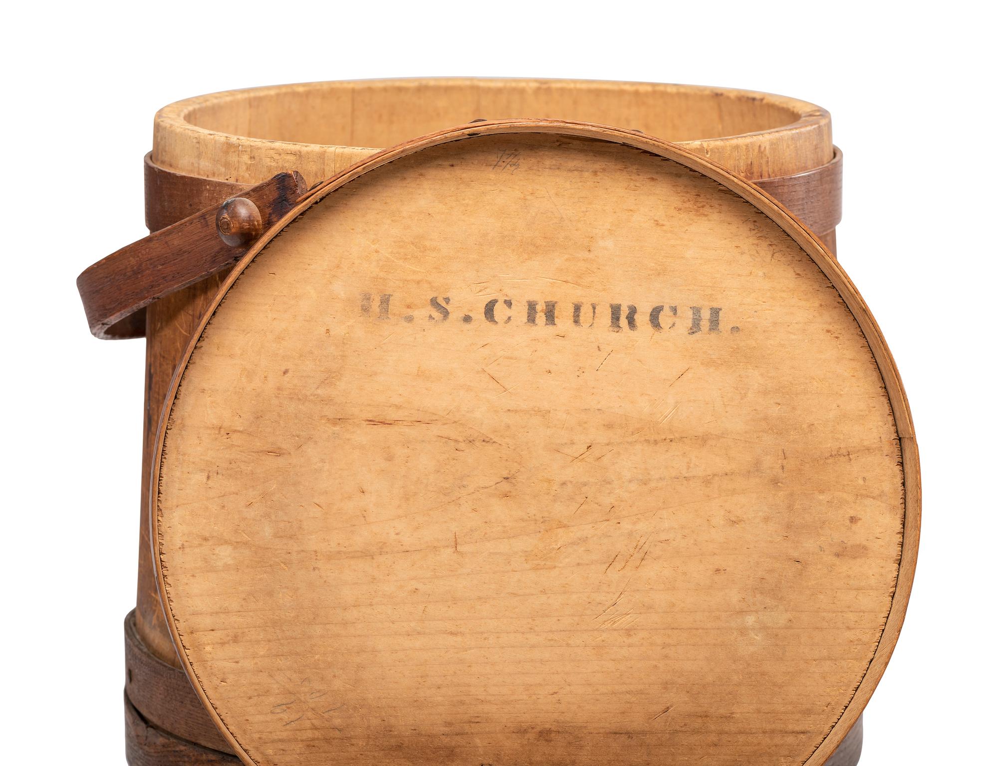 Two Firkins and a Wooden Pail