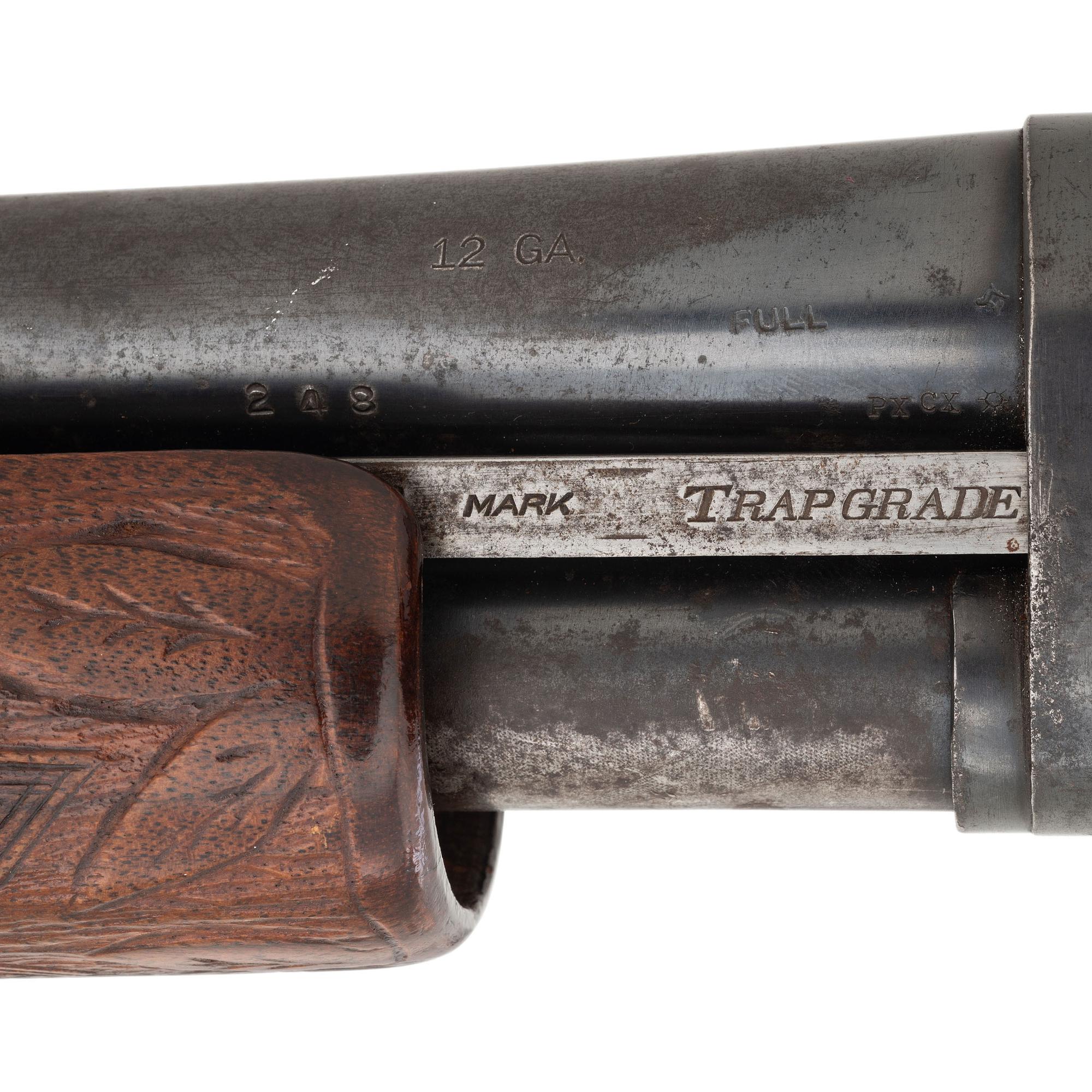 ** Remington Model 10 Trap with Carved Stock